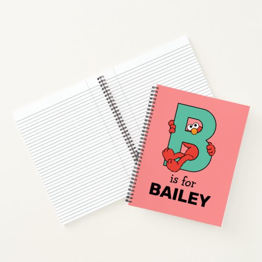 エルモ文字 | Bティール(緑がかった色) ノートブック (内部)