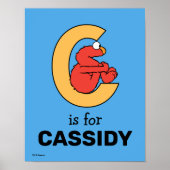 エルモ文字 | Cオレンジ ポスター (正面)