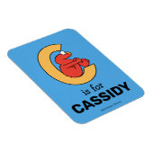 エルモ文字 | Cオレンジ マグネット (右側)