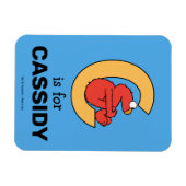 エルモ文字 | Cオレンジ マグネット (横)