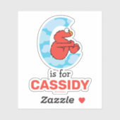 エルモ文字 | Cクラウド シール (シート)