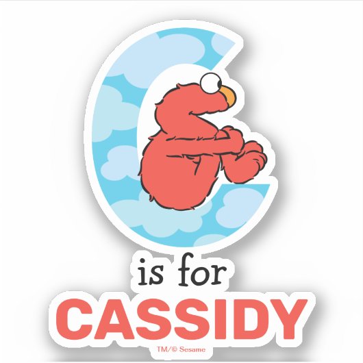 エルモ文字 | Cクラウド シール (正面)