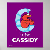 エルモ文字 | Cクラウド ポスター (正面)