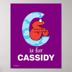 エルモ文字   Cクラウド ポスター