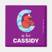 エルモ文字 | Cクラウド マグネット (正面)