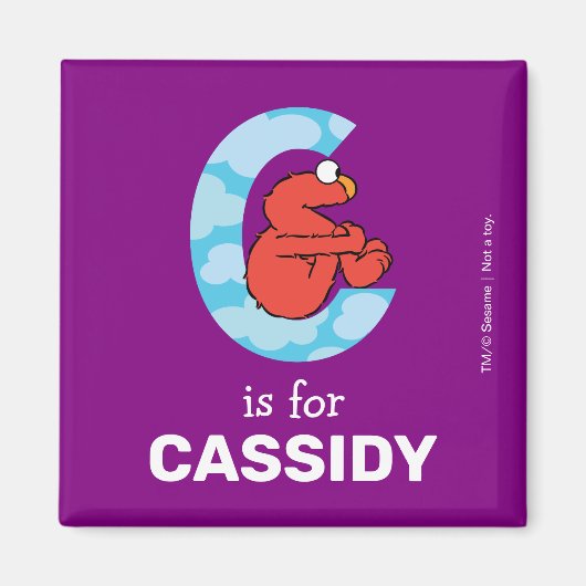 エルモ文字 | Cクラウド マグネット (正面)