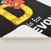 エルモ文字 | Dダック シェルパブランケット (3/4)