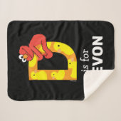 エルモ文字 | Dダック シェルパブランケット (正面(横))