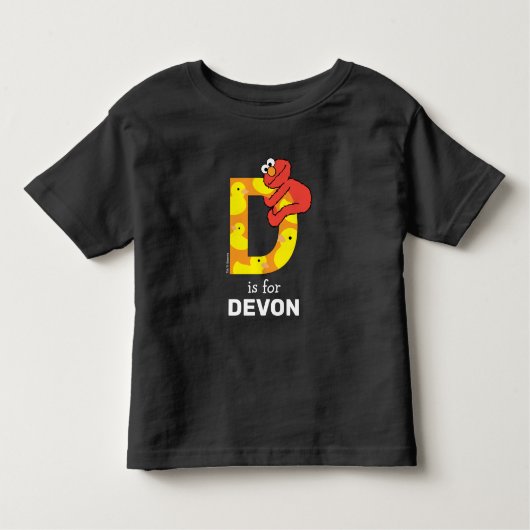 エルモ文字 | Dダック トドラーTシャツ (正面)