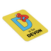 エルモ文字 | D青 マグネット (右側)