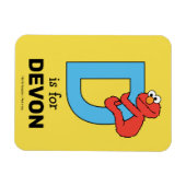 エルモ文字 | D青 マグネット (横)