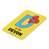 エルモ文字 | D青 マグネット (左側)