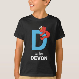 エルモ文字 | D青 Tシャツ
