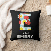 エルモ文字 | E卵 クッション (ブランケット)