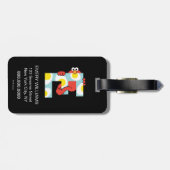 エルモ文字 | E卵 ラゲッジタグ (裏面横)