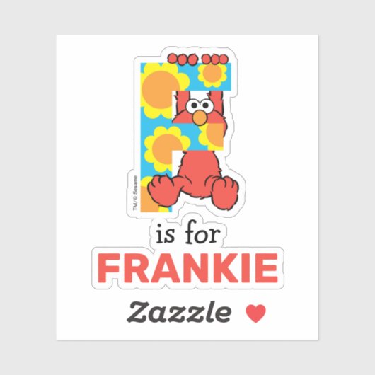 エルモ文字 | Fフラワー シール (シート)