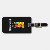 エルモ文字 | Fフラワー ラゲッジタグ (正面横)