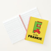 エルモ文字 | F緑 ノートブック (内部)