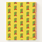 エルモ文字 | F緑 ノートブック (裏面)