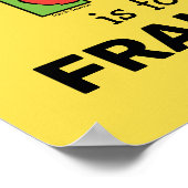 エルモ文字 | F緑 ポスター (角)