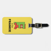 エルモ文字 | F緑 ラゲッジタグ (正面横)