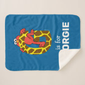 エルモ文字 | Gキリン シェルパブランケット (正面(横))