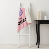 エルモ文字 | Gパープル シェルパブランケット (インサイチュ)