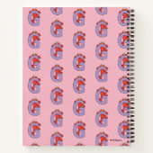 エルモ文字 | Gパープル ノートブック (裏面)