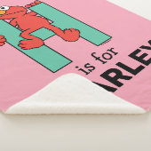 エルモ文字 | H緑 シェルパブランケット (3/4)