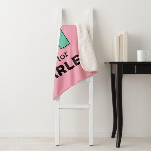 エルモ文字 | H緑 シェルパブランケット (インサイチュ)