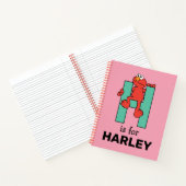 エルモ文字 | H緑 ノートブック (内部)