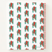 エルモ文字 | H緑 ノートブック (裏面)