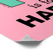 エルモ文字 | H緑 ポスター (角)