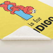 エルモ文字 | I Blue シェルパブランケット (3/4)