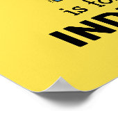 エルモ文字 | I Blue ポスター (角)