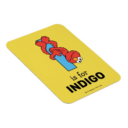 エルモ文字 | I Blue マグネット (右側)