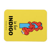 エルモ文字 | I Blue マグネット (横)