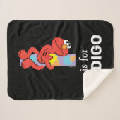 エルモ文字 | I I Ice Cream シェルパブランケット (正面(横))