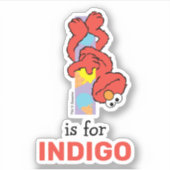 エルモ文字 | I I Ice Cream シール (正面)