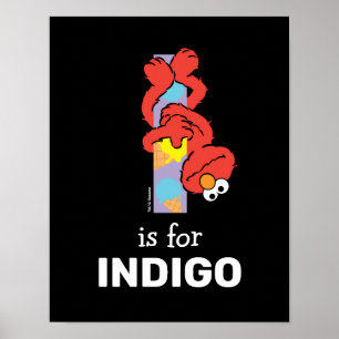 エルモ文字   I I Ice Cream ポスター