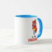 エルモ文字 | I I Ice Cream マグカップ (正面右)