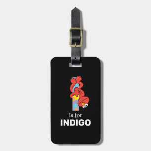 エルモ文字   I I Ice Cream ラゲッジタグ