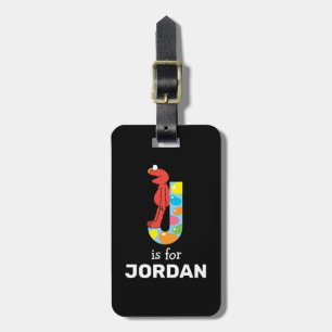 エルモ文字   Jゼリービーン ラゲッジタグ