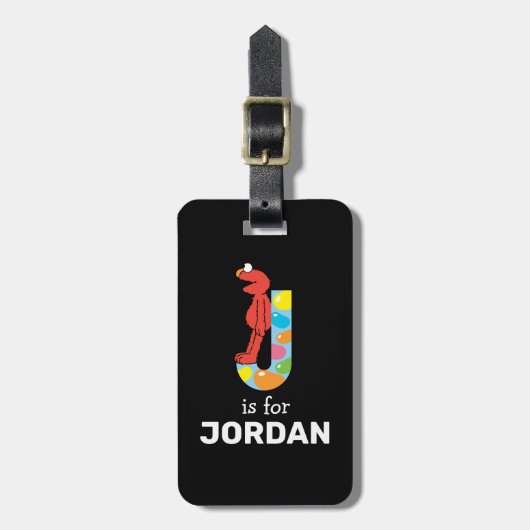 エルモ文字 | Jゼリービーン ラゲッジタグ (正面縦)