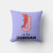 エルモ文字 | J Pink クッション (正面)