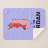 エルモ文字 | J Pink シェルパブランケット (正面(横))