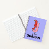 エルモ文字 | J Pink ノートブック (内部)