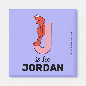 エルモ文字 | J Pink マグネット (正面)