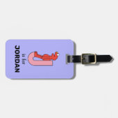 エルモ文字 | J Pink ラゲッジタグ (正面横)