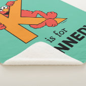 エルモ文字 | Kオレンジ シェルパブランケット (3/4)